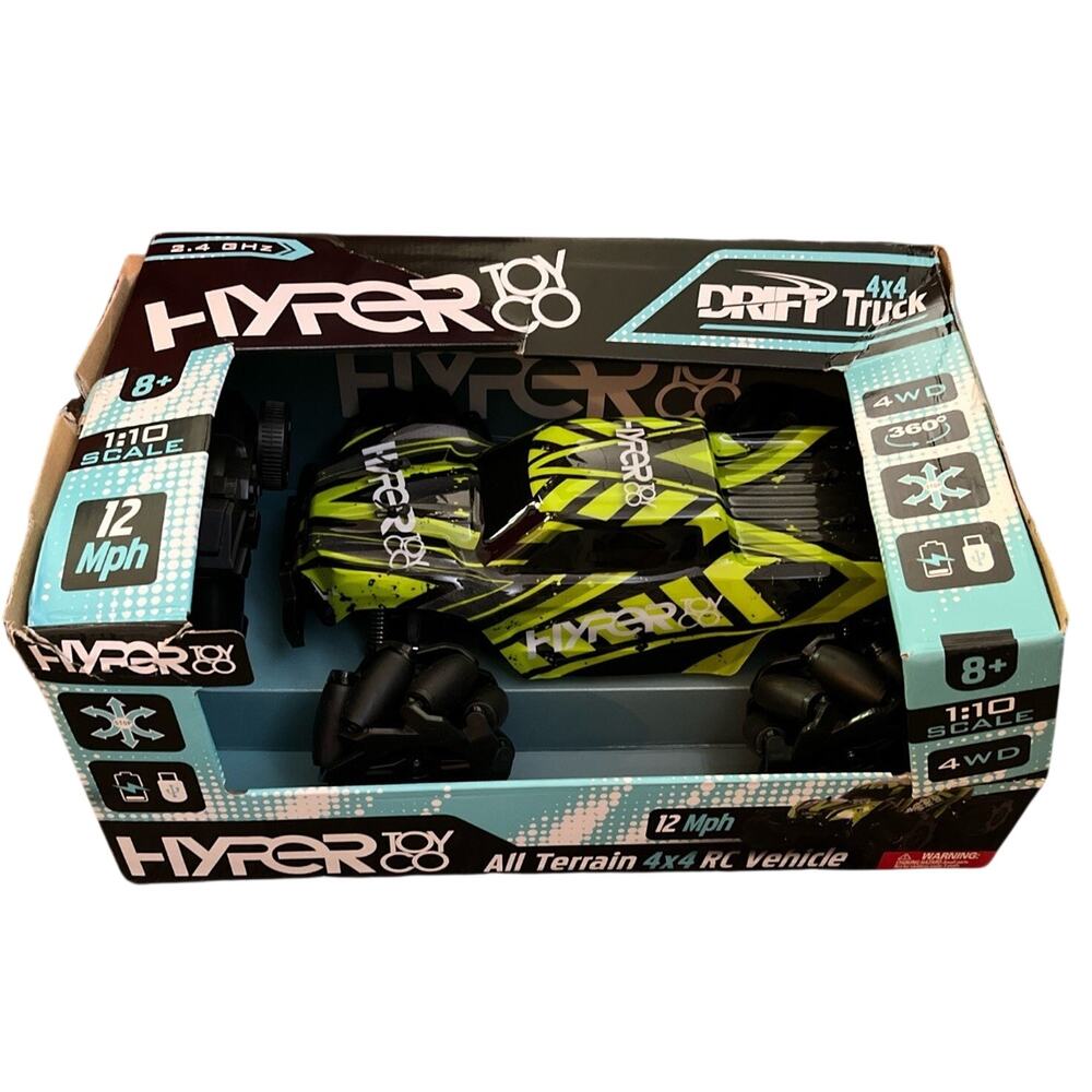 Hyper High-Speed RC Drift Race Truck Rechargeable - 1:10 Scale - SEE DETAILS